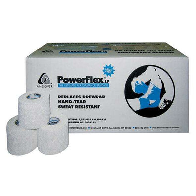 Bandage PowerFlex Elastic 1.5"x6yd LF Cohesive White 32Rl/Ca - Surgical Supplies NY